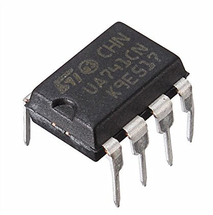 LaDicha 10Pcs Ua741Cn Dip-8 Ua741 Lm741 St IC Chip Amplificador Operacional