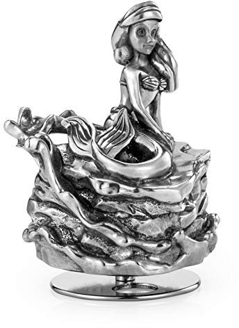 Royal Selangor Hand Finished Disney Music Carousels Collection Pewter Ariel Music Carousel