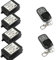 QIACHIP DC 12V Interruptor de Control Remoto de Radio Inalámbrico 4 receptores de relé RF con 2 transmisores 433Mhz,Para abrir puertas de garaje, portones, luces
