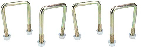 4 Pack M10 60mm x 90mm U-Bolt N-Bolt for Trailers with Nuts HIGH TENSILE