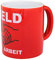 ostprodukte-versand 4x Tasse Held der Arbeit rot