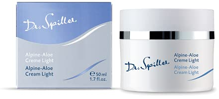 Dr. Spiller - Alpine Aloe Creme Light | Beruhigend und entzündungshemmend | Mit feuchtigkeitsbindender Hyaluronsäure | Für sensible und feuchtigkeitsarme Haut