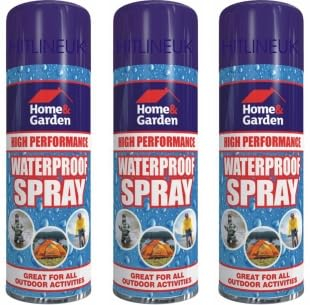 HitlineUK Waterproof Spray 3 x 300 ML - Waterproof protection, Waterproof Spray to Protect Clothing Tents
