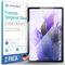 smartect Cristal Templado [2 Piezas, Clear] para Samsung Galaxy Tab S8 Plus / S7 FE / S7 Plus 2020, Protector de Pantalla HD Antiarañazos, Sin Burbujas, Dureza 9H, 0.3mm Ultra Transparente