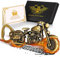 LKKCHER Motorrad Bier Flaschenöffner, Geburtstagsgeschenk für ihn Papa, Motorrad Bier Geschenke für Männer, Valentinstag, Vatertagsgeschenk Geburtstagsgeschenk für Männer, Papa, Ehemann, Freund, Opa