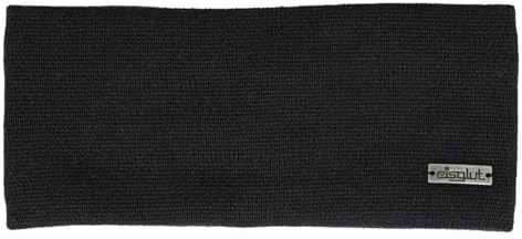 Eisglut Unisex Firsta Merino Stirnband, schwarz, Einheitsgröße