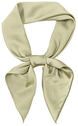 RIIQIICHY Seidentuch Türkis Damen Bandana Kopftuch Sommer Schals & Tücher Haarschal Halstücher Quadrates 70x70cm