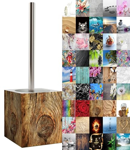 Sanilo WC Bürste, viele schöne Klobürsten zur Auswahl, hochwertige Qualität, Elegantes Design (Rustikal)