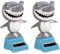 Uposao Shaking Head Shark Auto Armaturenbrett Dekoration Solar Wackelkopf Puppe Schwingenden Kopfschütteln Spielzeug Niedlich Tanzende Figur Desktop Ornament Für Die Fensterbank,Auto,Büro,Schreibtisch