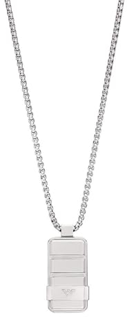 EMPORIO ARMANI Herrenkette Dog Tag Edelstahl, EGS3078040