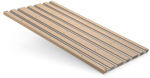 Mesa de alerón híbrida Genmitsu 4060 de aluminio y MDF para fresadora enrutadora CNC 4040-PRO, tamaño 420 x 800 x 20,5 mm, expanda el área de trabajo a X400 mm x Y600 mm