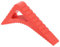 sourcing map 1 Pcs Door Stoppers for Bottom of Door, 0.83 inch Door Stops, Rubber Door Stopper Wedge, Window Stopper Door Gaps Sturdy Stackable, Red