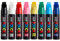 Posca PC-17K Water Based Permanent Marker Paint Art Pens – 15mm Chisel Tip - Set of 8 Colours