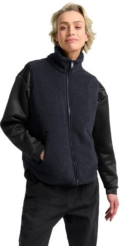 Jack Wolfskin Damen High Curl Vest Weste, Dark Navy, XL EU