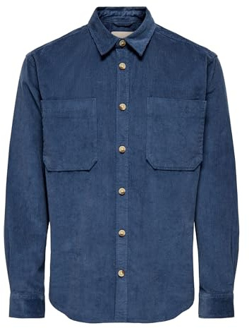 Onsalp RLX 2Pkt Washd Cord Ls Shirt Noos