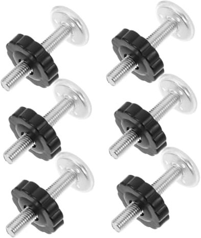 UPKOCH 6 Stück Babytor Schraube Hardware Ersatz Für Einziehbare Tore Tortür-kit Ersatzteile Mit Gewindespindel Stangen Passform Für Treppen Türen Fenster Ohne Bohren Montage Mit Verstellb
