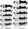 TempFoo Glass Food Storage Containers with Lids set 10, Meal Prep Reusable Airtight Lunch Box, kitchen Cooking Pantry Organizers, Suitable for Microwave Freezer - black