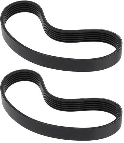 Briny River Lot de 2 courroies d'entraînement de 34,8 cm à 6 nervures compatibles avec rabot Ryobi AP1300 de 33 cm d'épaisseur