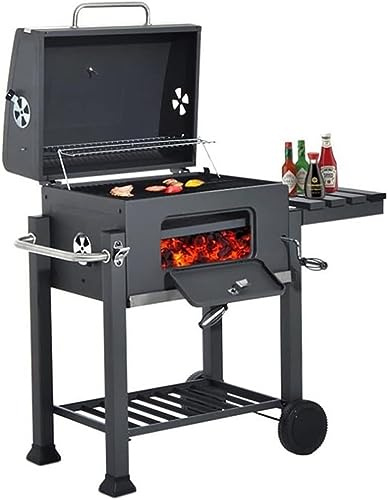 Grill Barbecue Kebab Forno a carbonella – Fornello da esterno impermeabile per cortile e giardino
