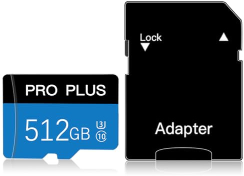 512GB Micro SD Card Memory Card Class 10 High Speed Flash Card For Nintendo Switch/Smartphones/PC/Computer/Camera/Drone