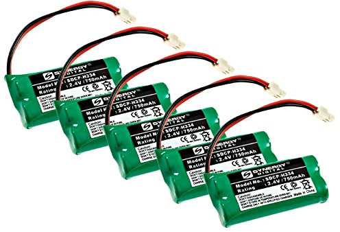 Vtech BT164392 Cordless Phone Battery Combo-Pack includes: 5 x SDCP-H334 Batteries
