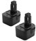 2x Exmate 12V 3.5Ah Batteria per Dewalt DC9071 DE9071 DW9072 DE9074 DE9501 DW9071 DE9037 DE9072 152250-27 397745-01