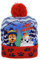 PAW PATROL warme Wintermütze für Jungen mit Bommel (Rot, Kopfumpfang 52 cm)