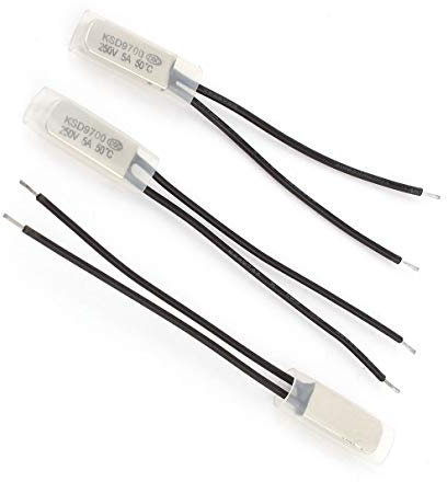 Aexit 3 pezzi KSD9700 Interruttore a termostato bimetallico aperto normale da 50 gradi Celsius ID: 746973