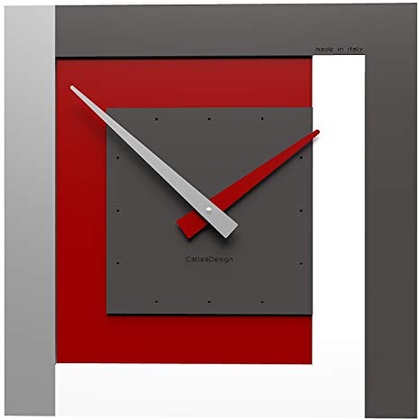 CalleaDesign 40 cm Wanduhr Clock40 Rubin
