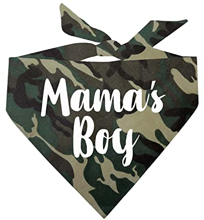 Mama's Boy Hundehalstuch, Größe 6 Camo, Einheitsgröße