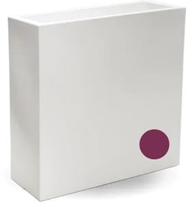 Jardinière en résine Rectangulaire 90X30 CM Violet Mod. Flowerpot Top