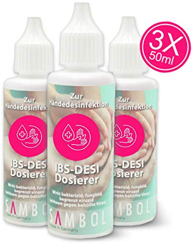SilberDream Desinfektion für die Handtasche im 3er Set gegen Viren je50ml ZAP0266