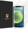 UNBREAKcable Tempered Glass [Pack of 3] Tempered Glass Film Compatible with iPhone 12 Mini (5.4 Inch), 2.5D Double Defense Series Screen Protector, Scratch-Resistant, Anti-Fingerprint and Bubble-Free
