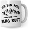 Pagma Druck Tasse Wandern, Wandern Geschenk Berge, Wanderer Becher Bergwandern Trekking Bergsteigen Geschenkidee, Berg Kaffeetasse Gebirge Wanderlust Alpen Motiv Kaffeebecher lustig