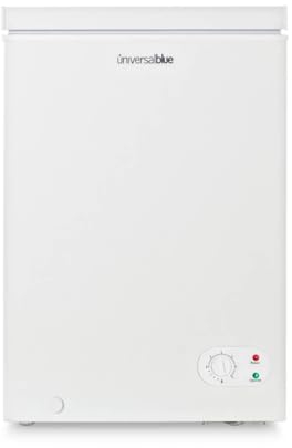 UNIVERSALBLUE|Congelador Arcón Congeladorl | Volumen 100L | Congelador Vertical | Congelador Refrigerador 2 en 1 | Bajo Consumo | Regulador de Temperatura | Easy Move | ENVÍO Y SUBIDA GRATIS