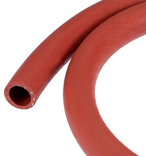 sourcing map Tuyau en Silicone de Chauffage 14mm ID x 20mm OD 1 Mètre de Long Durite 101psi 392F Rouge Renforcé Haute Température pour Moteur