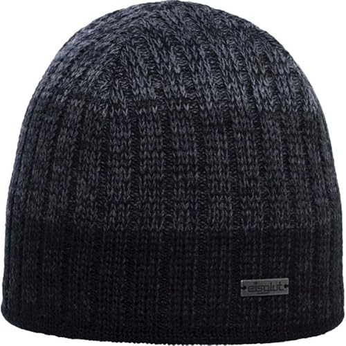Eisglut Unisex Griffina Merino Xl Strickmütze, Schwarz, XL EU