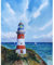 Malen Nach Zahlen Erwachsene,Leuchtturm am Meer DIY Handgemalt Ölgemälde Leinwand Kits mit Pinseln Acrylpigment Zeichnung für Erwachsene Kinder Paint by Numbers für Haus Wand Decor 40x50cm Ohne Rahmen