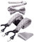 HISDERN Hosenträger Herren Champagner Fliege und Hosenträger Set Herren Kariert Klassische Hochzeit Einstellbar Y Form mit 6 Extra Stark Clips Braces
