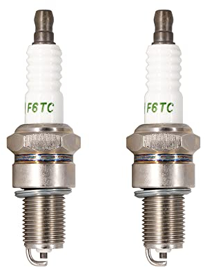 TORCH 2pcs F6TC Zündkerzen Ersetzen für NGK BP6ES Zündkerze, für W6D Zündkerze, für CHAMPION N9YC Zündkerze, für W20EP IW20 Zündkerze Zündkerze, OEM