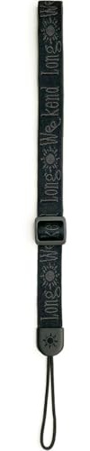 Long Weekend Camera Wrist Strap (Black) - Adjustable Nylon Strap for 35mm Film Cameras, Point & Shoots, DSLRs, and Phones