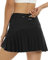 MoFiz Gonna Pantaloncini Tennis Gonne Sportive con Tasche Minigonna Pieghettata per Estive Nero S