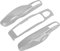 Coque de protection pour porte-clés Porsche Panamera, Cayenne, MACAN, Boxster, Cayman et 911 718 (Gris)