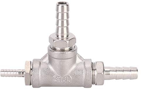 OUSIKA Bier-Belüfter-Kit, Haushalts-Edelstahl-Bierbrauen Inline-Belüftungs-Stein-Belüfter-Kit Sauerstoff-Diffusor for Würze-Kühler-Kessel-Pumpen-Bierbrauen Zapfanlagen