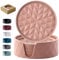 Wingcases Dessous de Verre en Silicone pour Boissons [6 Paquets avec Support], sous-Verres, Tapis de Protection pour Table - Décoration de Table de Café, Cadeau pour Toutes Les Occasions, Rose