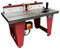LUMBER JACK Cast Iron Router Table with A One Piece Aluminium Fence & Compact Leg Stand, Universal Router Mount and Adjustable Table Insert