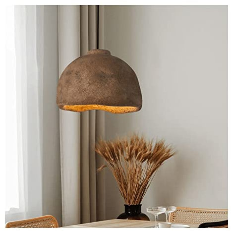 Moderne Hänge Pendelleuchten Pendelleuchte im Wabi-Sabi-Stil, Pendelleuchte, Pendelleuchte im japanischen Stil, Restaurant, Hängelampe, Halle, verstellbares Droplight for Wohnzimmer, Schlafzimmer, Kor