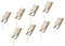 Ciieeo 8st Schlittenanhänger Aus Holz Mini Schlitten Für Decor Anhänger Aus Holzschlitten Weihnachtsschlitten Holzschlitten Deko Holz Dekoh?nger Hölzern Bastelmaterial Miniatur Kleinkind
