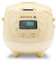 REISHUNGER mini olla arrocera eléctrica y vaporera amarillo claro para hasta 3 personas (0,6 l) - Olla arrocera con 8 programas - Con pantalla LED y función automática de mantenimiento del calor