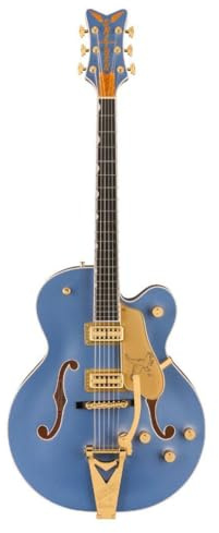 Gretsch Professional Collection Falcon Hollow Body Bigsby Cerulean Smoke - Halbakustik Gitarre